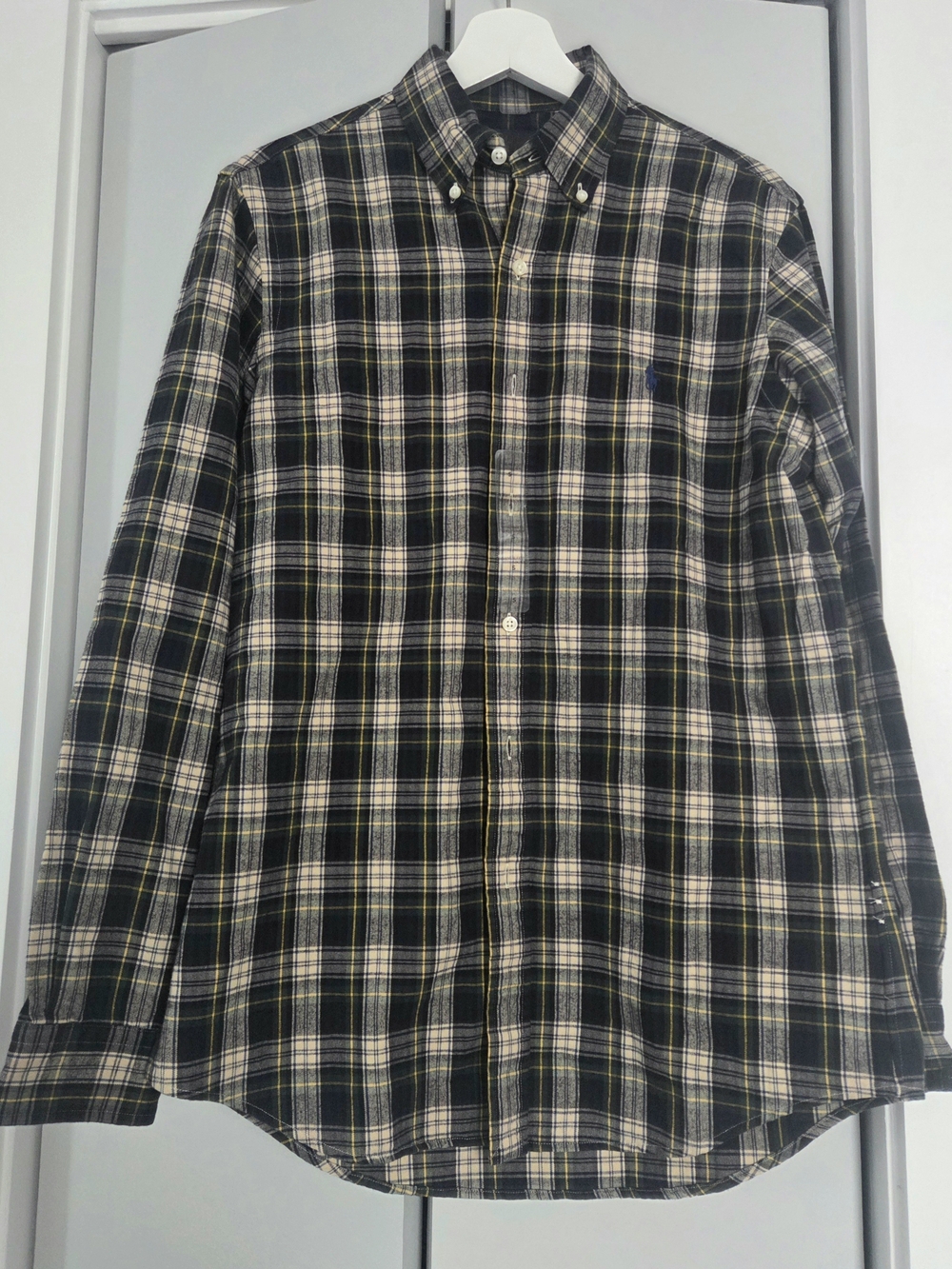 Polo Ralph Lauren Men's Flannel Plaid Button-Down Shirt Size S